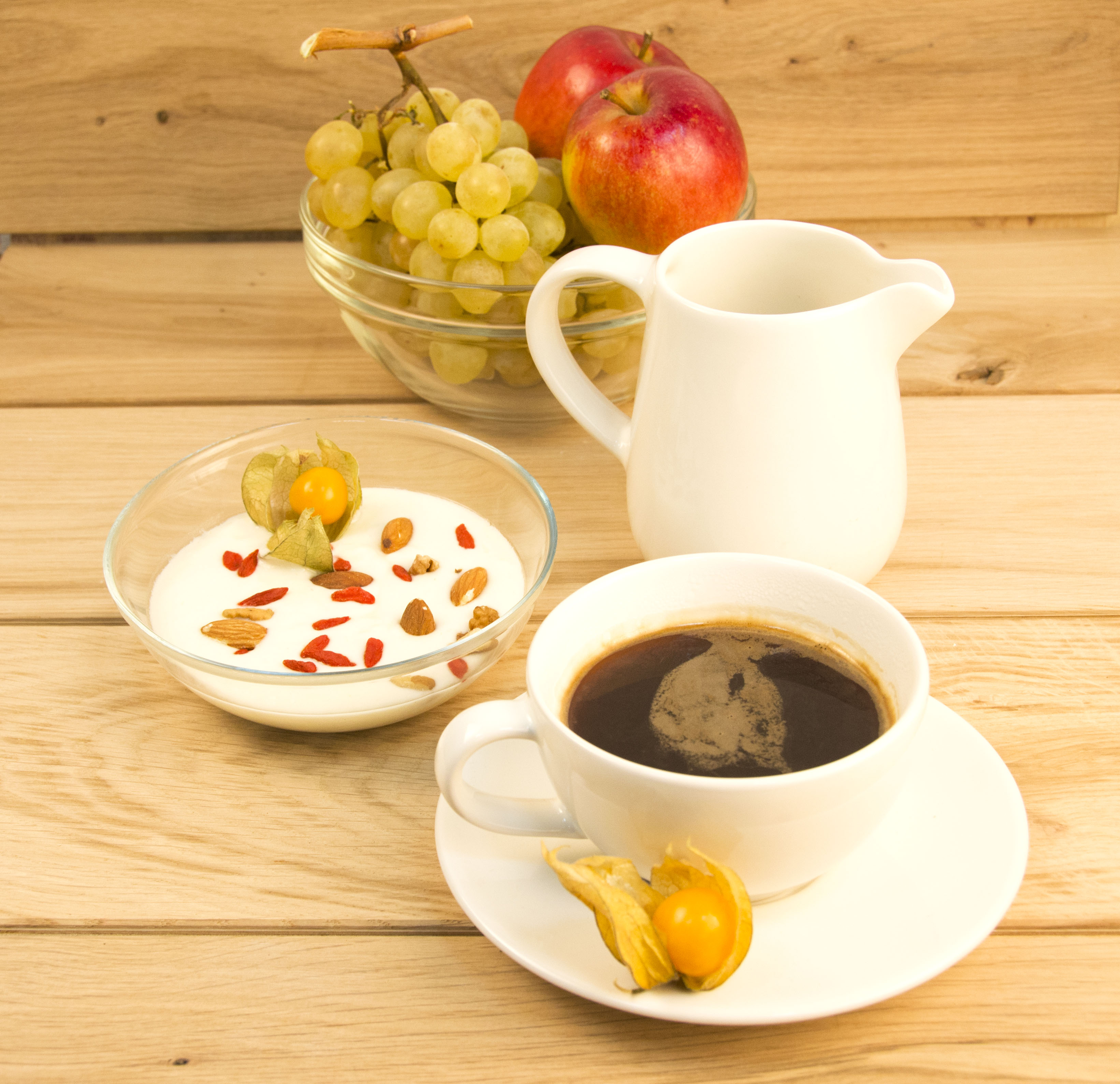 Pulpa de fruta con café